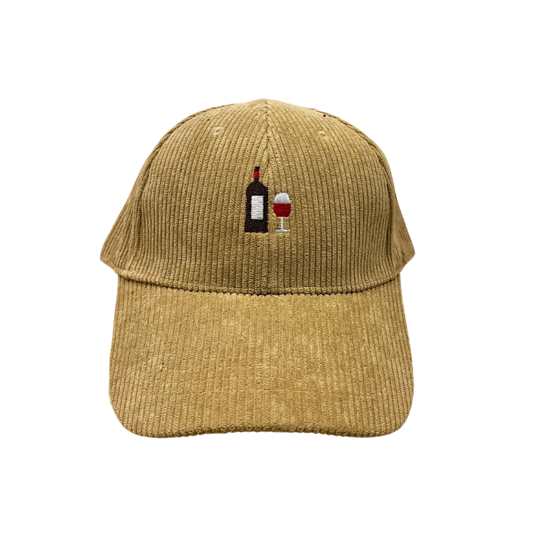 Wine Corduroy Cap