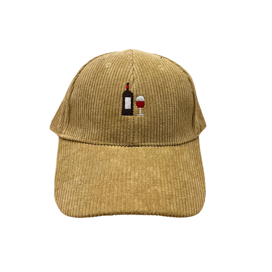 Wine Corduroy Cap