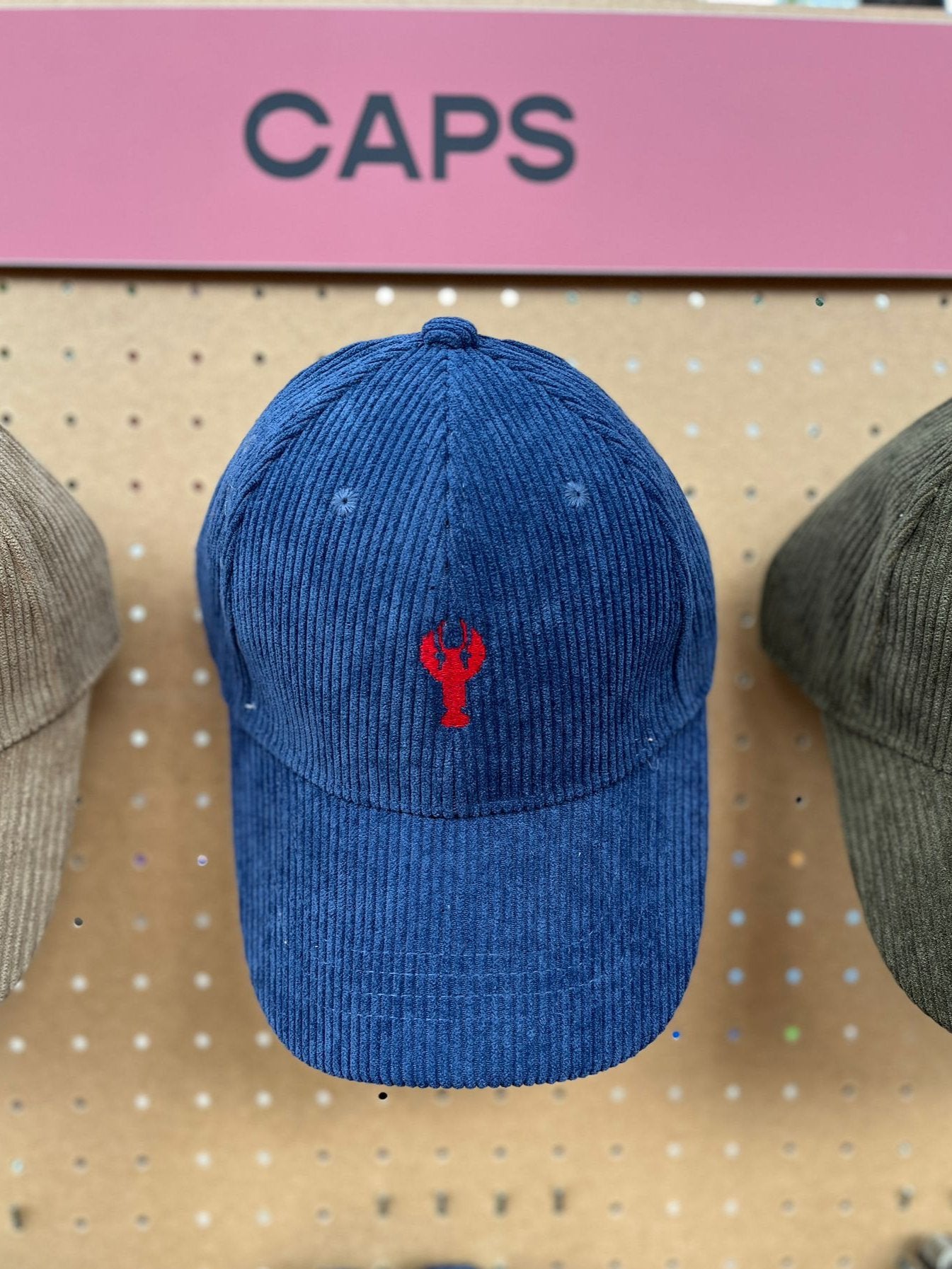 Lobster Corduroy Cap