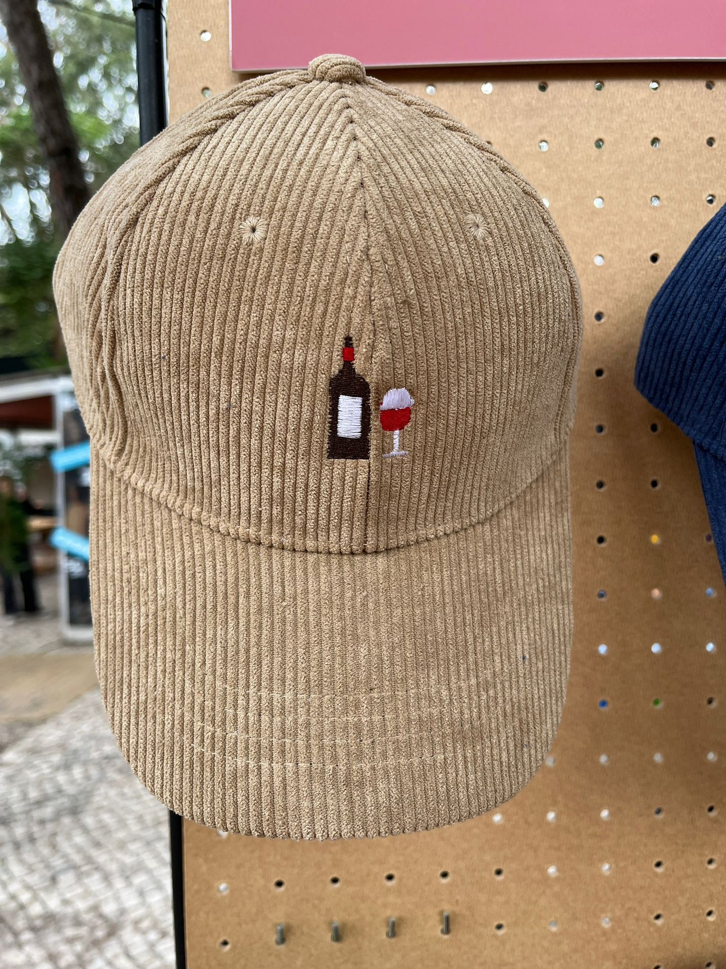 Wine Corduroy Cap